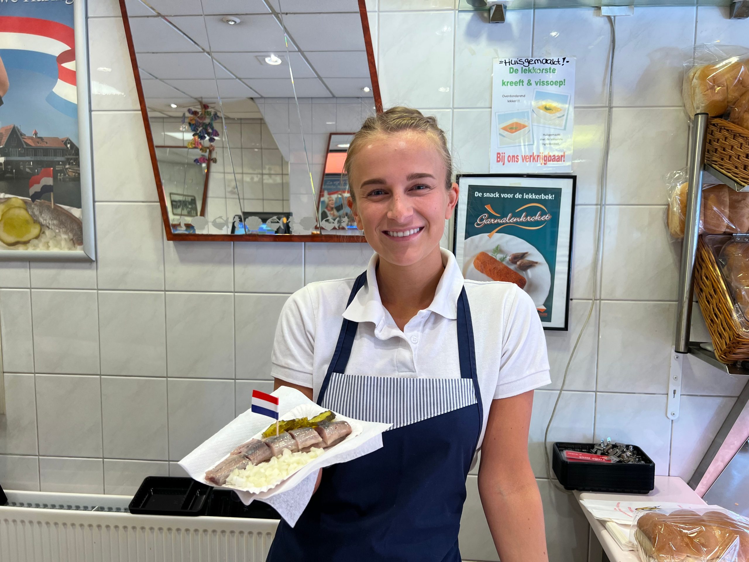 Amsterdam De Jordaan Self Guided Food Tour Herring eat like a local  scaled